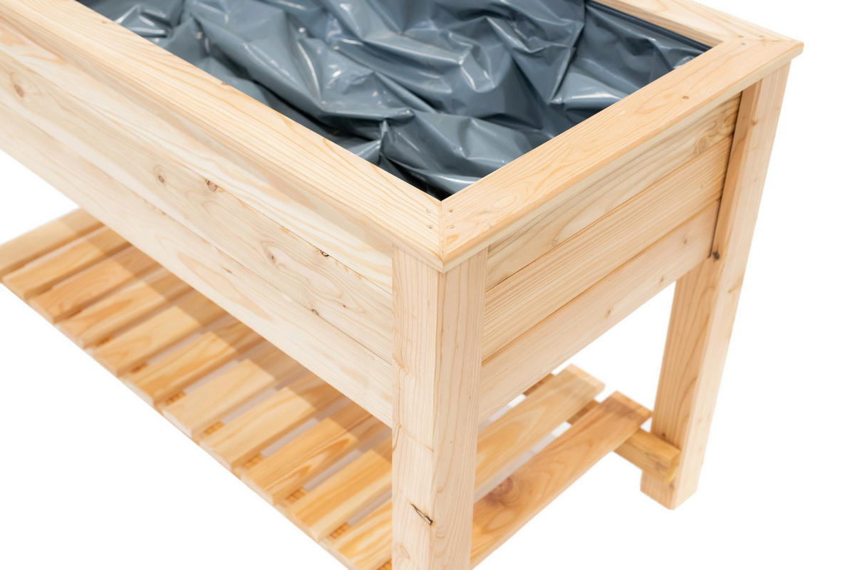 HOCHBEET  - Lärchefarben, KONVENTIONELL, Holz (120/65/75cm) - Ambia Garden