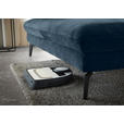 WOHNLANDSCHAFT in Webstoff Blau  - Blau/Schwarz, Design, Textil/Metall (157/354/208cm) - Dieter Knoll