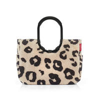 SHOPPER Loopshopper L teddy leo cream 25 L  - Multicolor, Basics, Textil (46/34,5/25cm) - Reisenthel