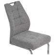 SCHWINGSTUHL in Eisen Cord - Chromfarben/Braun, Design, Textil/Metall (46/96/61.5cm) - Carryhome