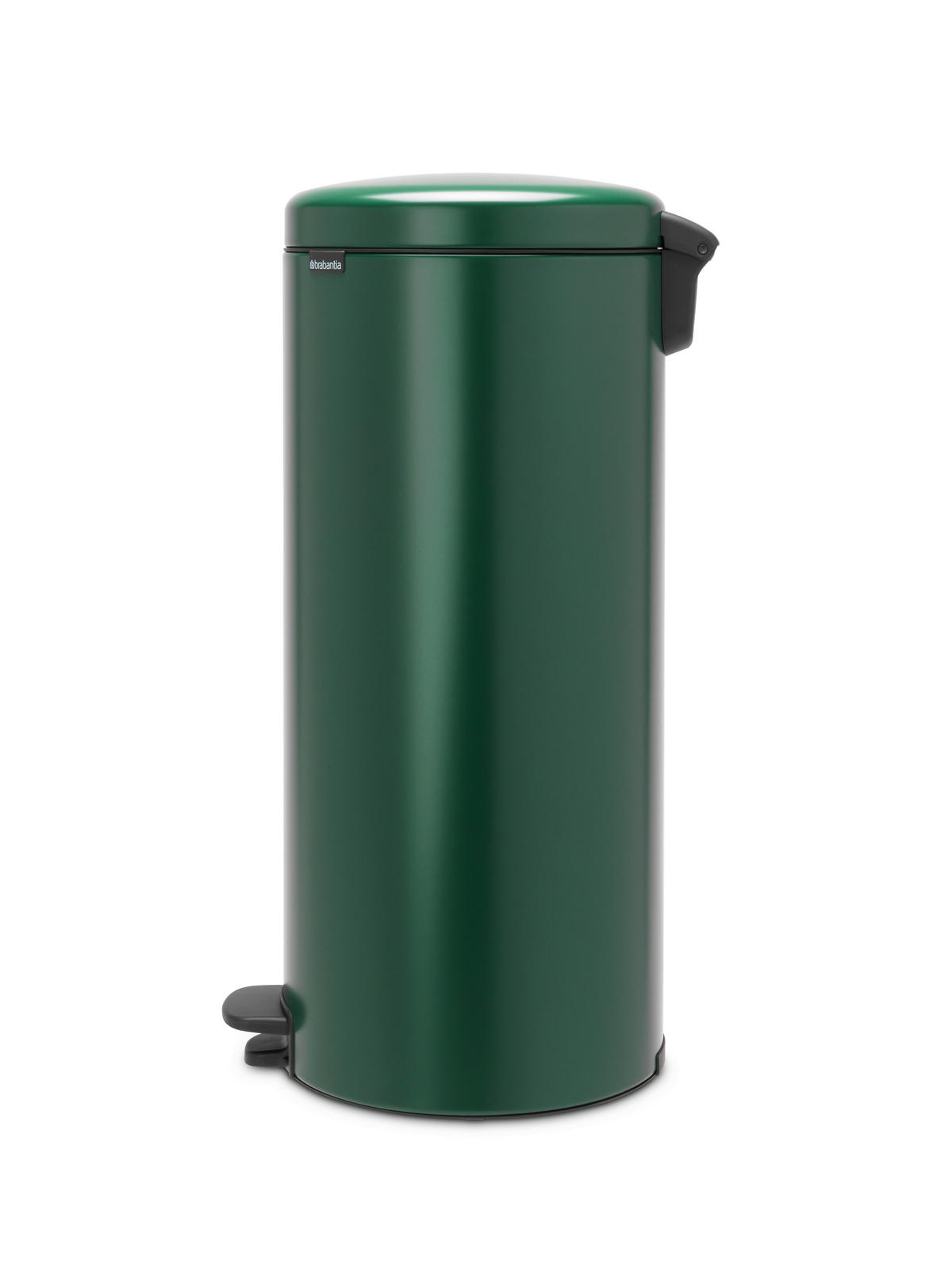 PEDÁLOS SZEMETES  - fekete/zöld, Basics, műanyag/fém (30l) - Brabantia