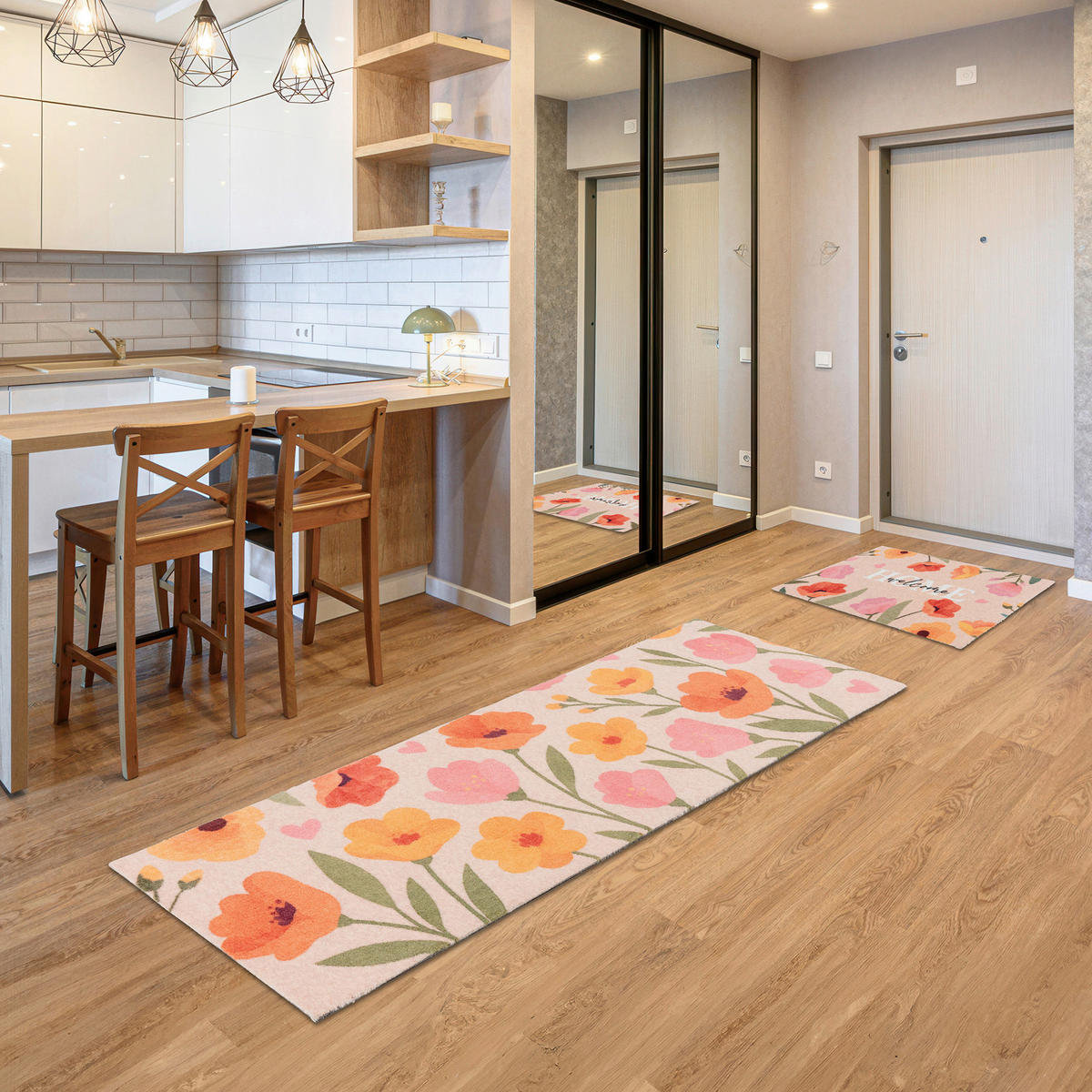 FUßMATTE  50/150 cm  Rosa  - Rosa, Basics, Kunststoff/Textil (50/150cm) - Astra