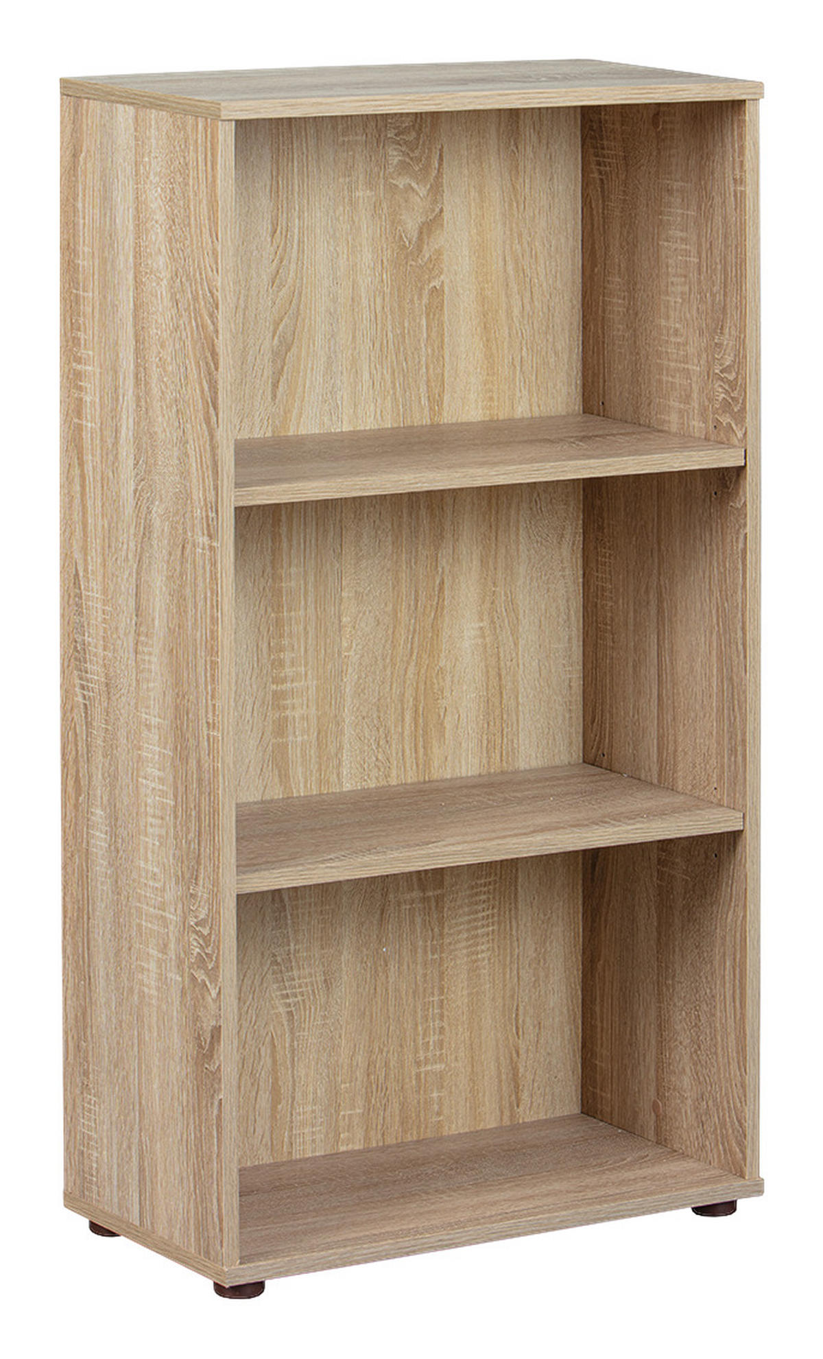 HYLLA i 60/110/30 cm Sonoma ek  - Sonoma ek/svart, Basics, trämaterial/plast (60/110/30cm) - MID.YOU