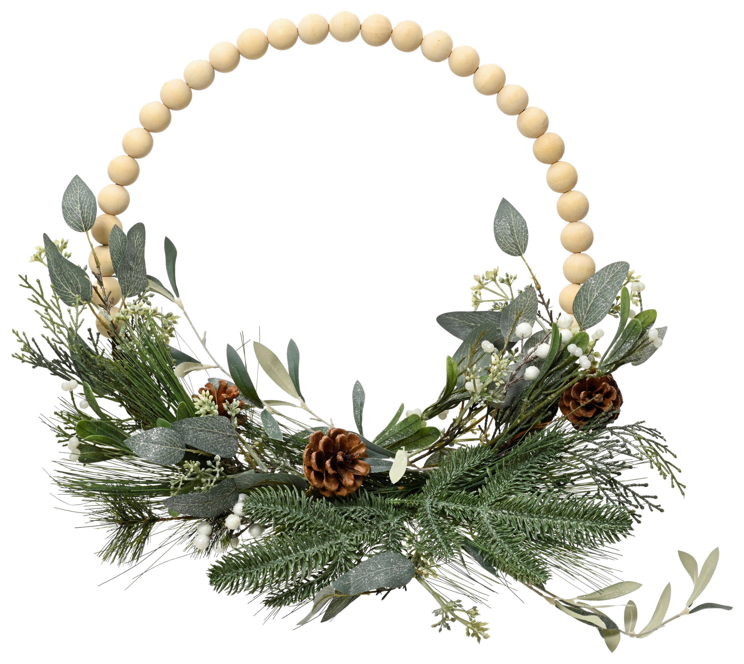 KRANZ - KONVENTIONELL, Kunststoff (40,00/40,00/10,00cm) - X-Mas