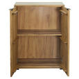 AKTENSCHRANK Eiche furniert, massiv Eichefarben  - Eichefarben, Natur, Holz/Holzwerkstoff (73/97/40cm) - Linea Natura