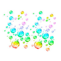 DEKOSTICKER  - Multicolor, KONVENTIONELL, Kunststoff (25/35/0,10cm) - Euroart