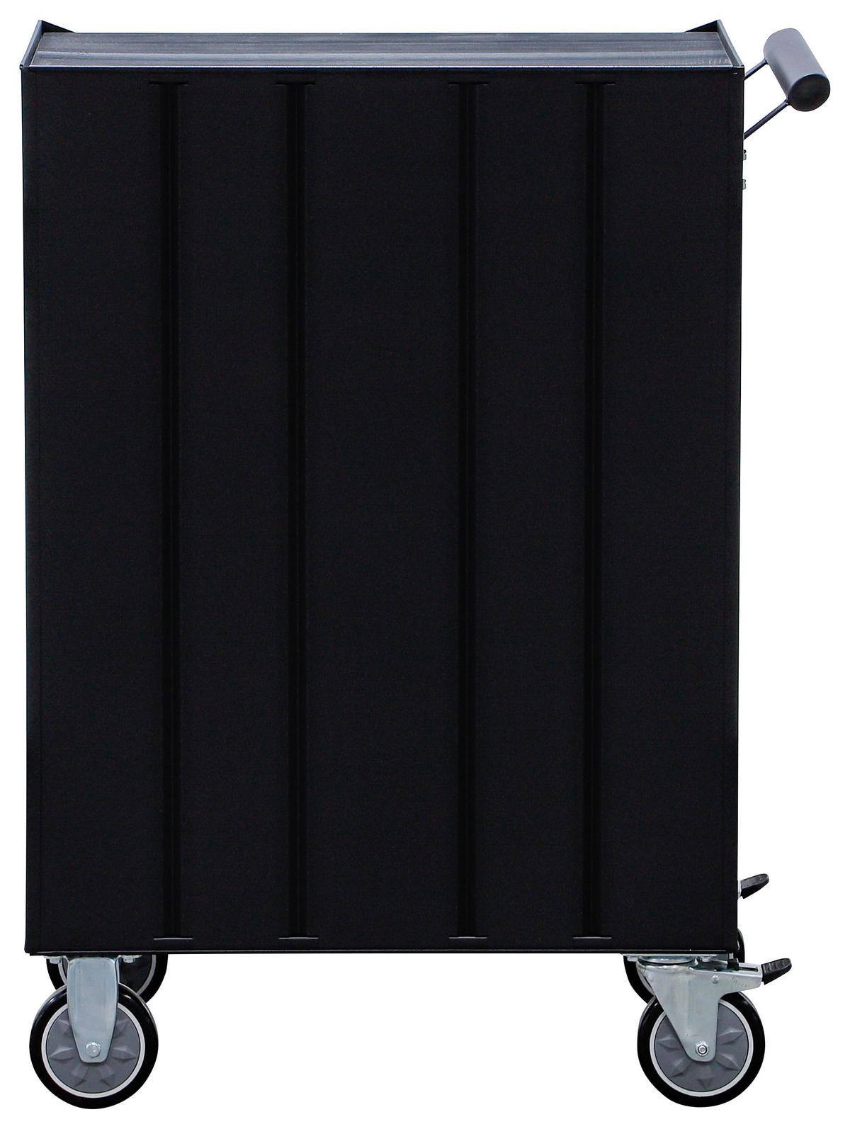 WERKSTATTWAGEN  - Schwarz/Grau, Basics (68/99,5/45,8cm)