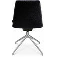 STUHL  in Aluminium Bouclé Metall, Textil  - Lavagrau/Creme, Design, Textil/Metall (46/81,5-84,5/55cm) - Johann Jakob