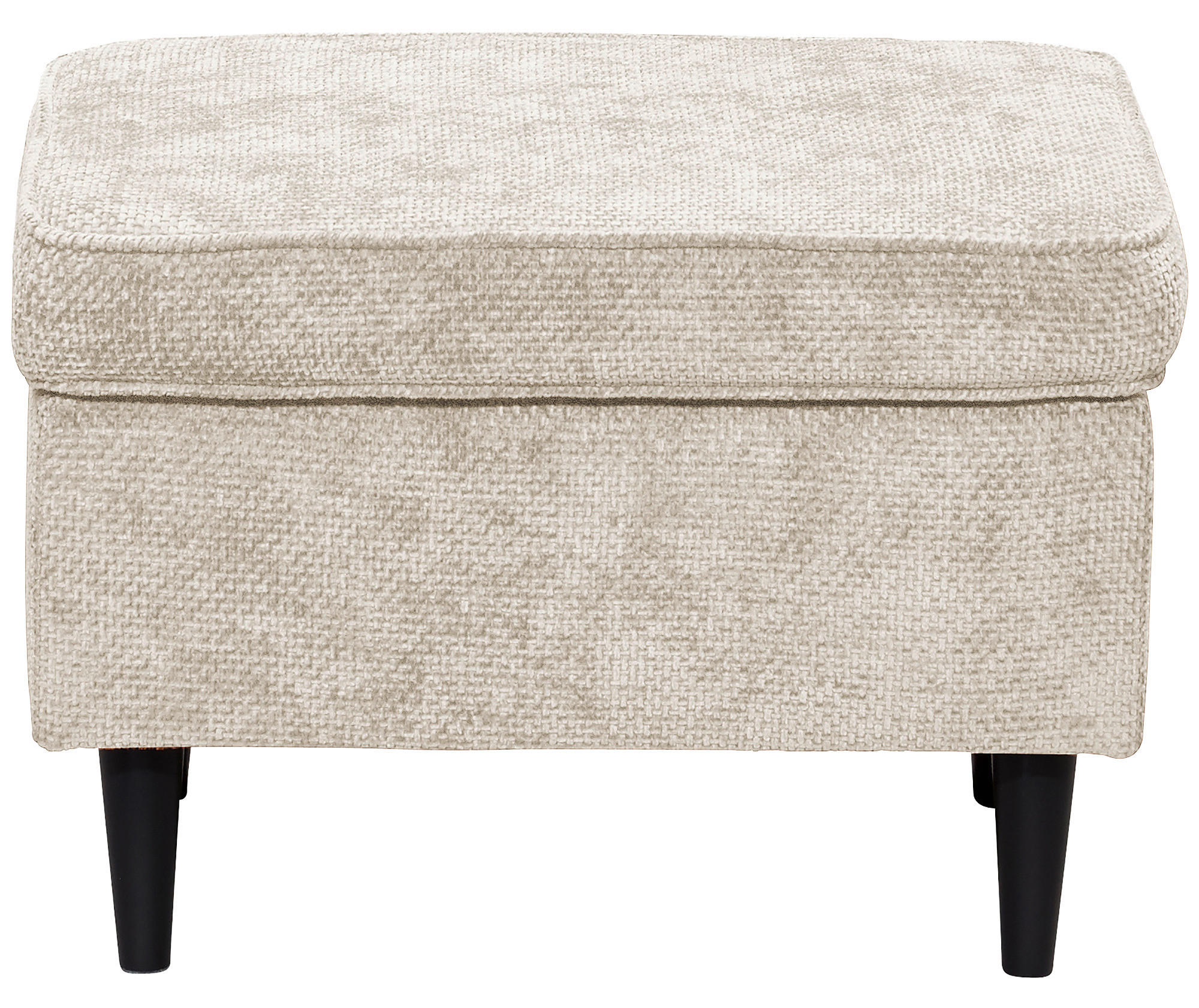 PALL i textil beige  - beige/svart, Klassisk, trä/textil (63/43/42cm) - MID.YOU