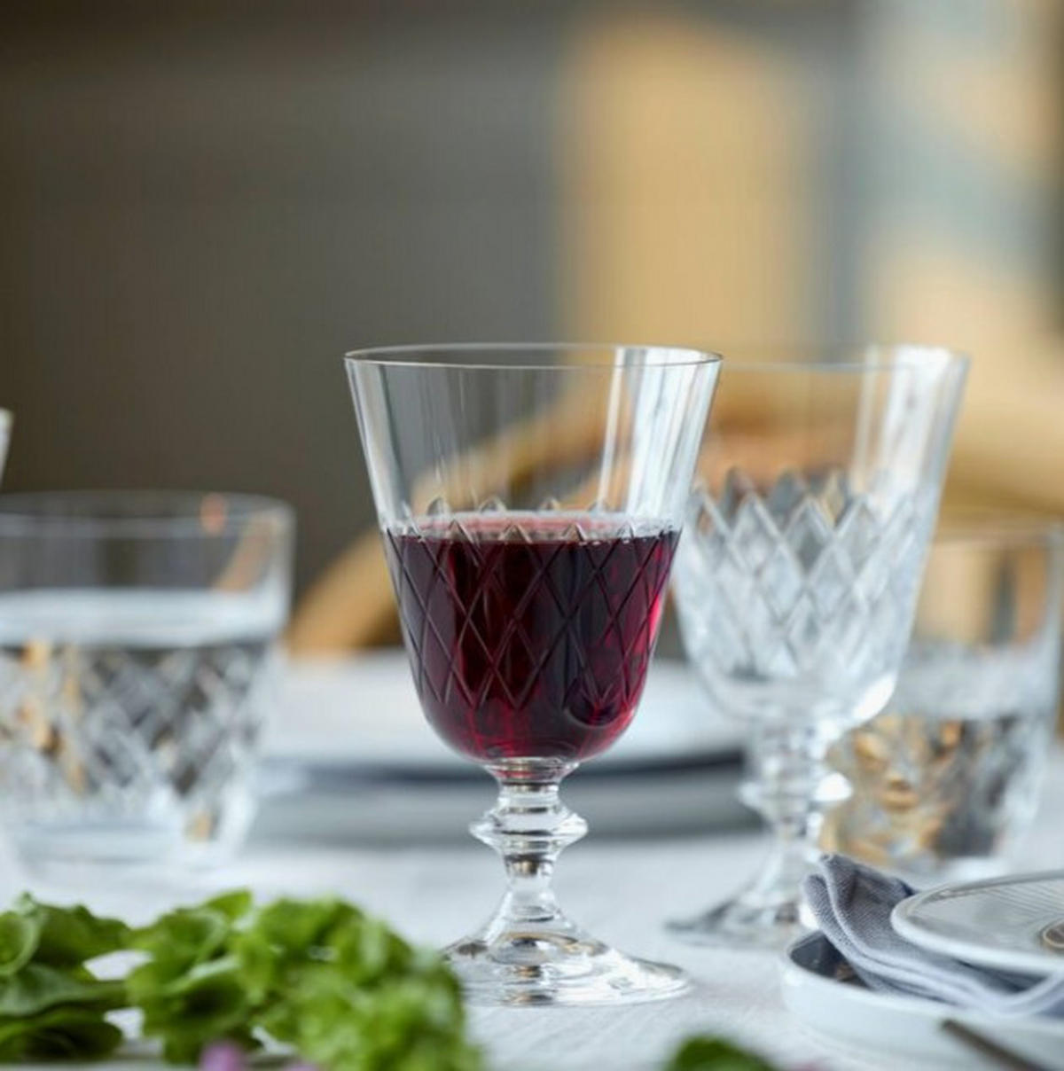 RÖDVINSGLAS 2 delar  - Basics, glas