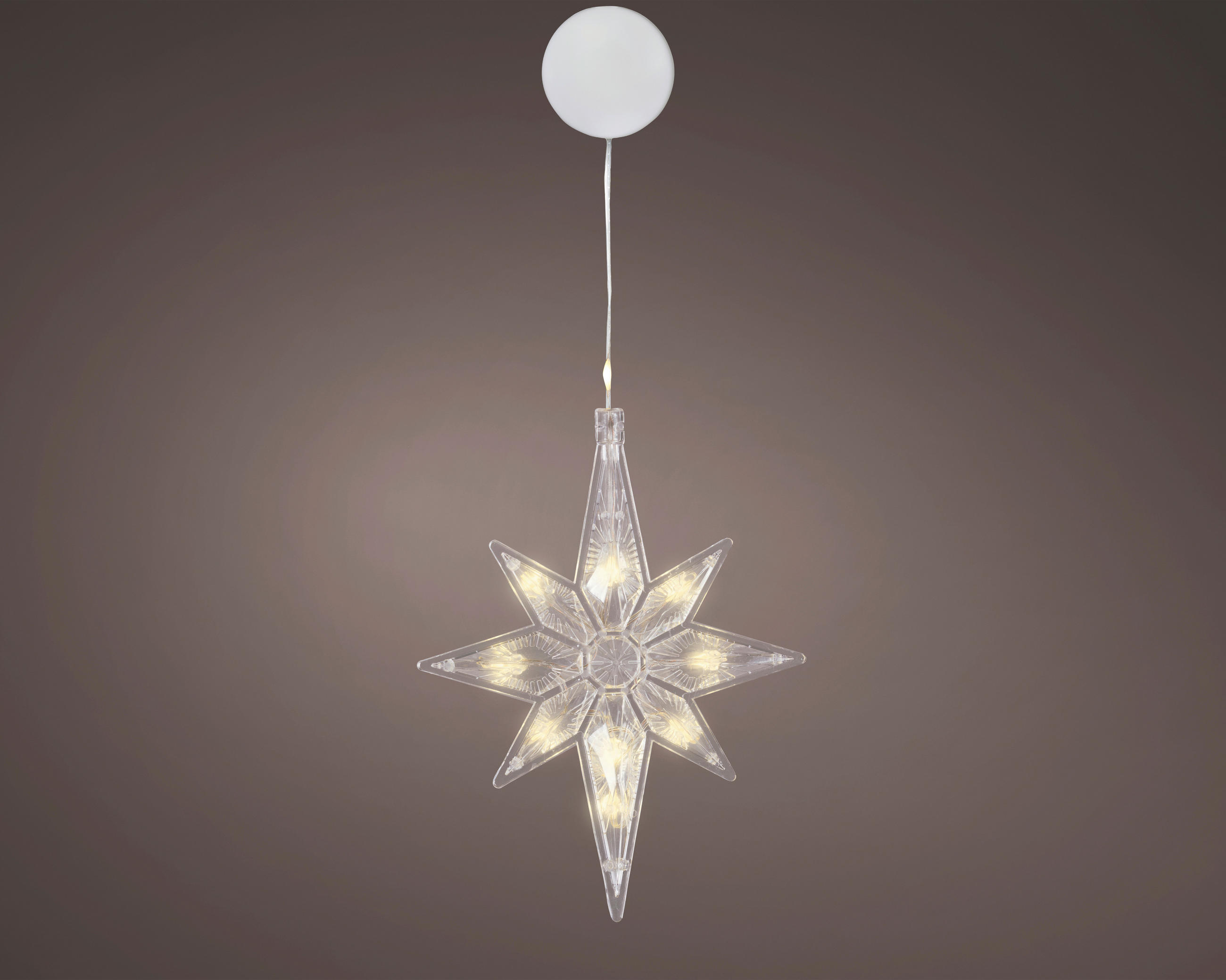 LED KARÁCSONYI FIGURA - áttetsző, Basics, műanyag (2/16/20.5cm)