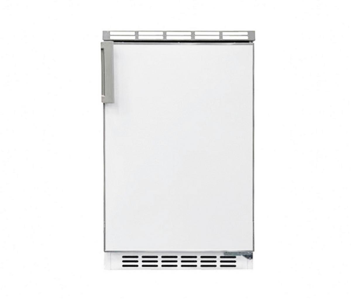 MINIKÜCHE Oliver 150 cm  in Weiß  - Eichefarben/Alufarben, Basics, Holzwerkstoff/Kunststoff (150cm) - Respekta