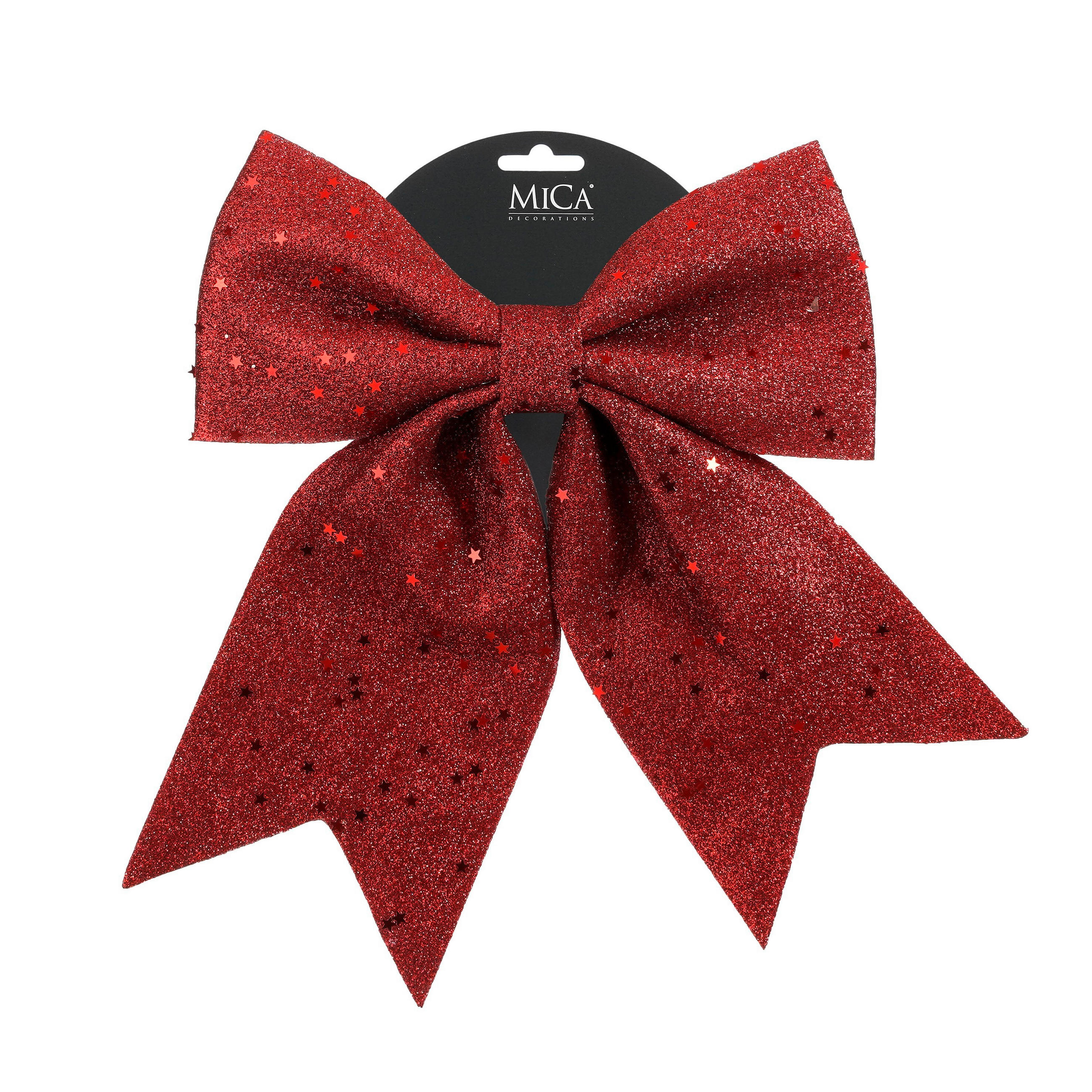 OBESEK ZA BOŽIČNO JELKO - temno rdeča, Basics, tekstil (24/0.5/28cm)