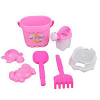 SANDSPIELZEUG - Weiss/Pink, Basics, Kunststoff