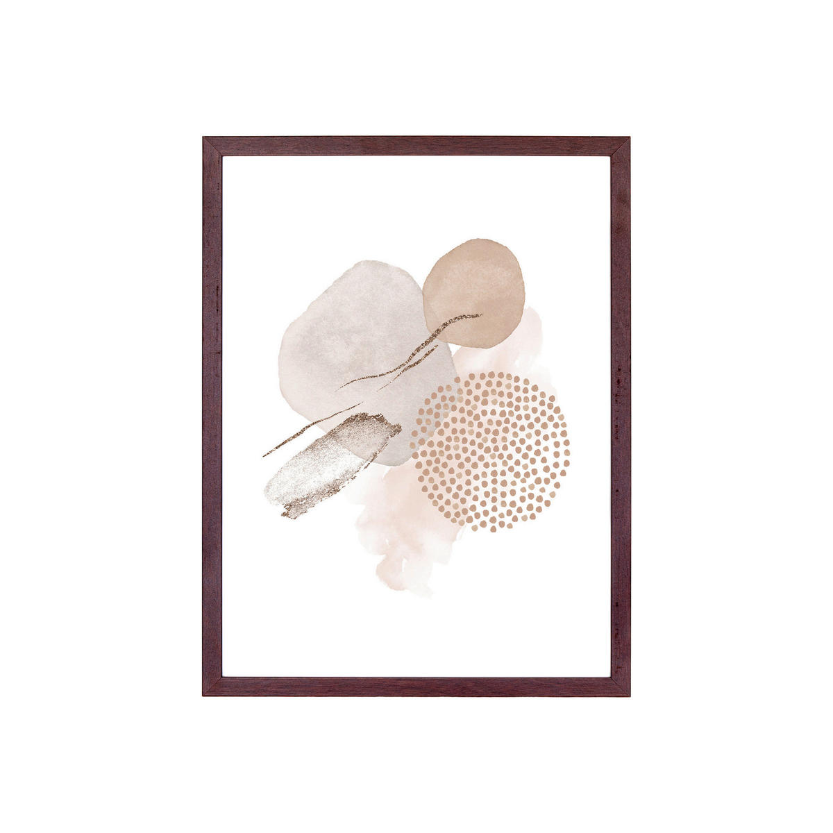 BILDERRAHMENSET - Braun, Design, Glas/Holz (21/30cm)