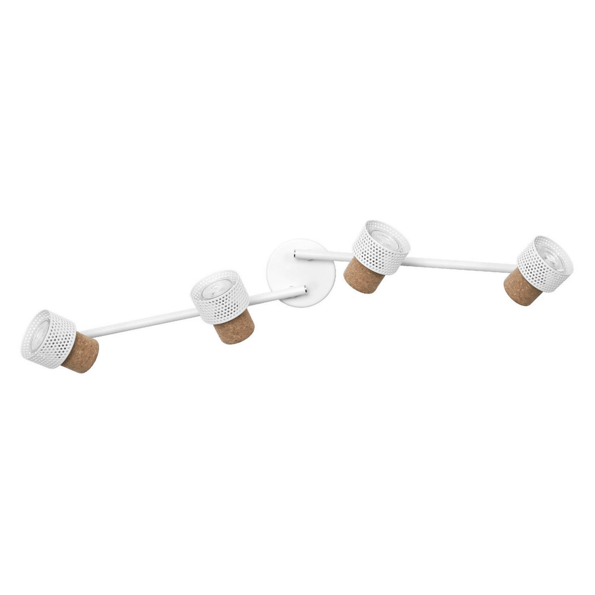 LED-STRAHLER 81,3/10/14,5 cm   - Weiß, Basics, Holz/Metall (81,3/10/14,5cm) - Osram