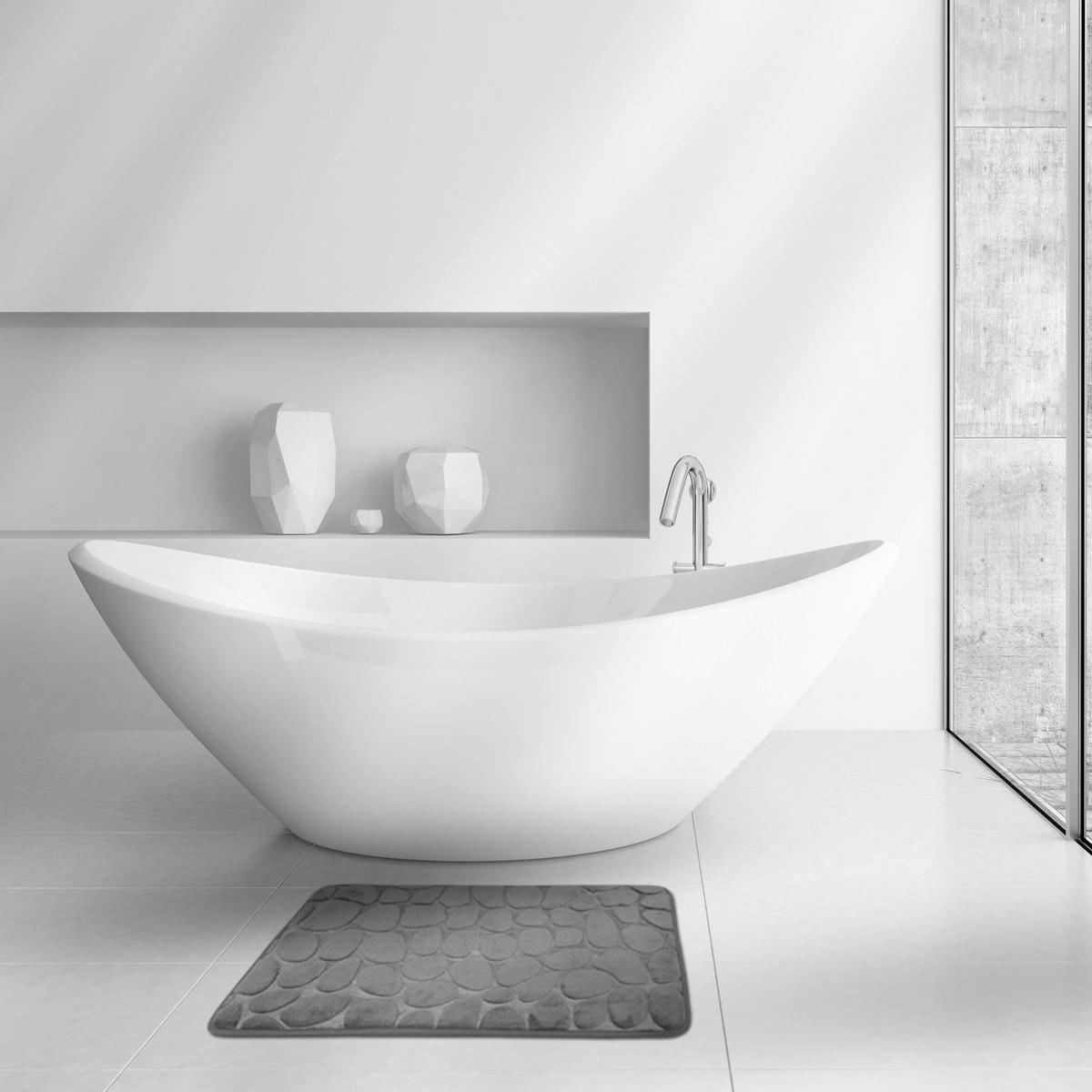 BADEMATTE Dunkelgrün 50/80 cm  - Dunkelgrün, Basics, Textil (50/80cm) - MSV