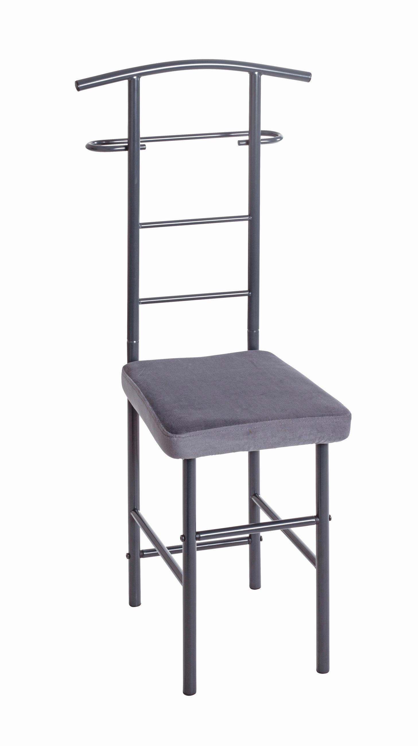 HERRENDIENER in Anthrazit 46/109/46 cm   - Anthrazit, Basics, Textil/Metall (46/109/46cm)