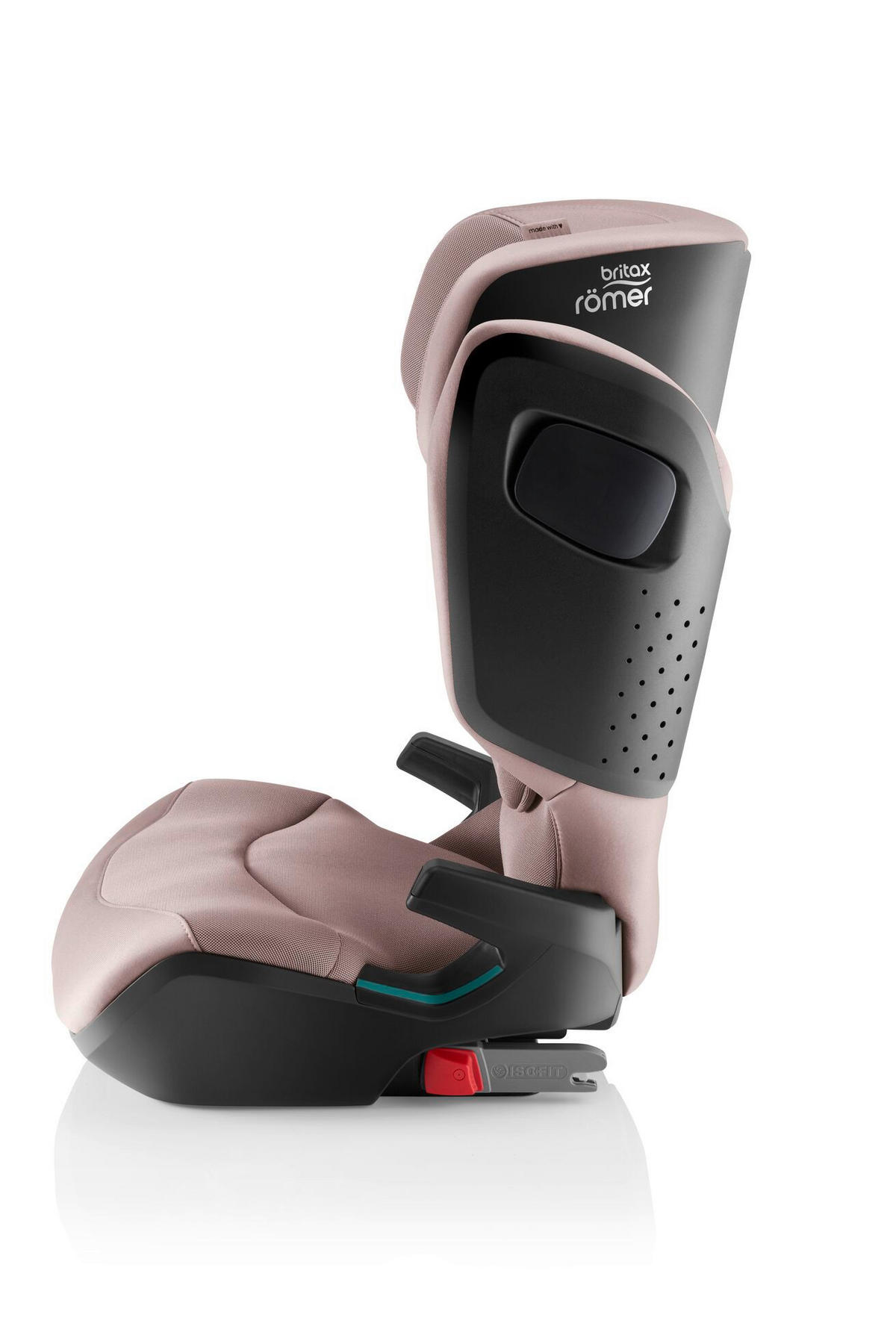 BILBARNSTOL Kidfix Pro M  - gammelrosa, Basics, textil/plast (56/70/40cm) - Britax Römer