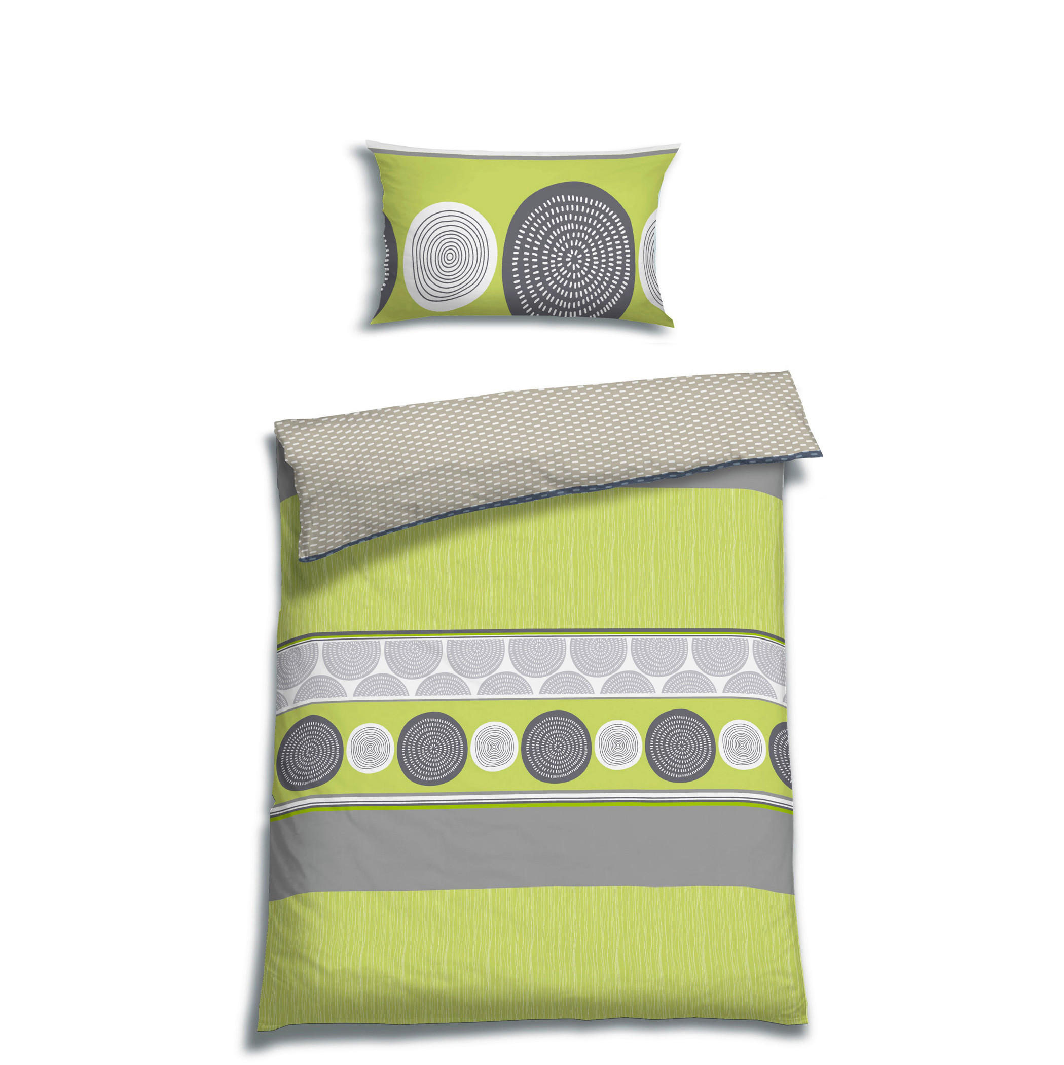 BETTWÄSCHE 4-teilig Renforcé 135/200 cm  - Hellgrau, Basics, Textil (135/200cm) - Florella