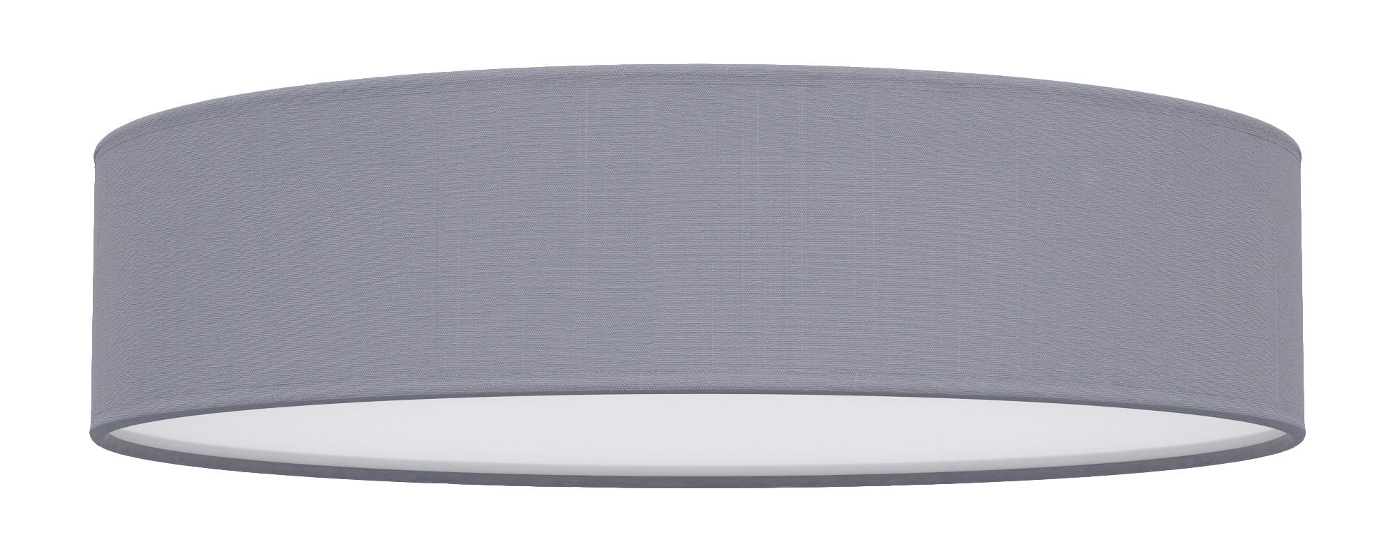 STROPNÍ SVÍTIDLO, 40/15 cm  - barvy stříbra, Design, kov/textil (40/15cm)