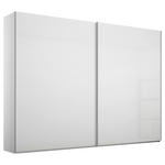 SCHWEBETÜRENSCHRANK  in Weiß  - Alufarben/Weiß, Design, Holzwerkstoff/Metall (271/235/68cm) - Xora