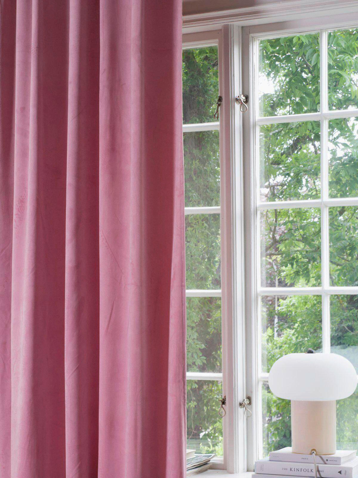 FERTIGVORHANG Verdunkelung  - Rosa, Basics, Textil (135/280cm) - Svanefors