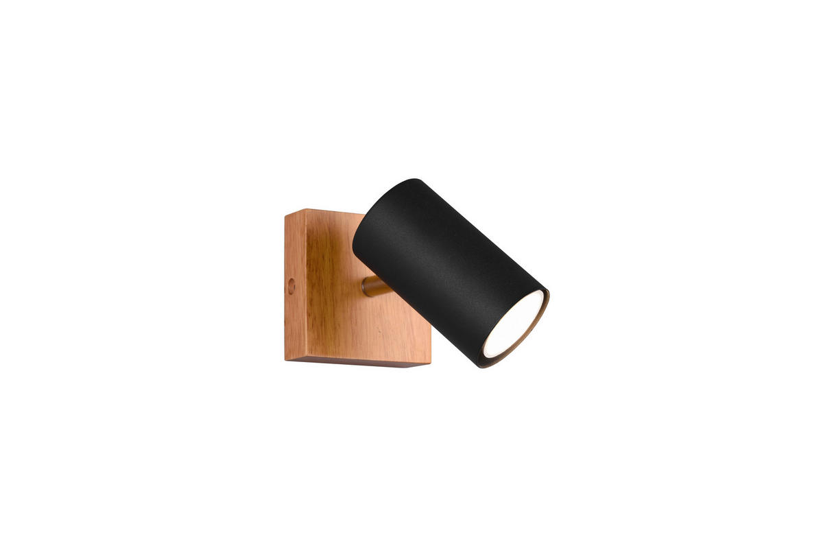 STRAHLER MARLEY  - Schwarz, Design, Holz/Metall (9/16/12cm) - Trio Leuchten