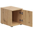 AUFSATZSCHRANK 30/35/40 cm  - Schwarz/Eiche Artisan, MODERN, Holzwerkstoff/Kunststoff (30/35/40cm) - Carryhome