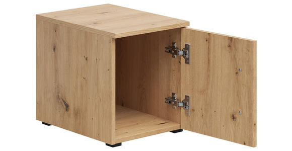 AUFSATZSCHRANK 30/35/40 cm  - Schwarz/Eiche Artisan, MODERN, Holzwerkstoff/Kunststoff (30/35/40cm) - Carryhome