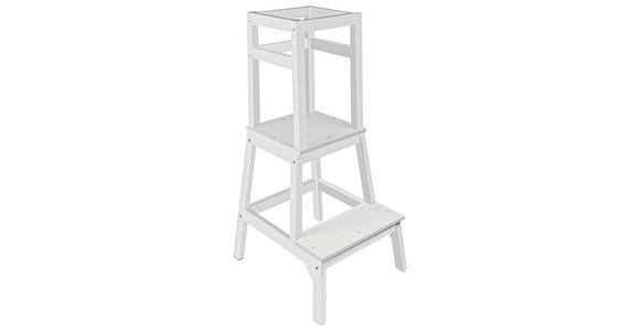 LERNTURM Tower - Weiß, Basics, Holz (42,3/50,4/91cm) - My Baby Lou