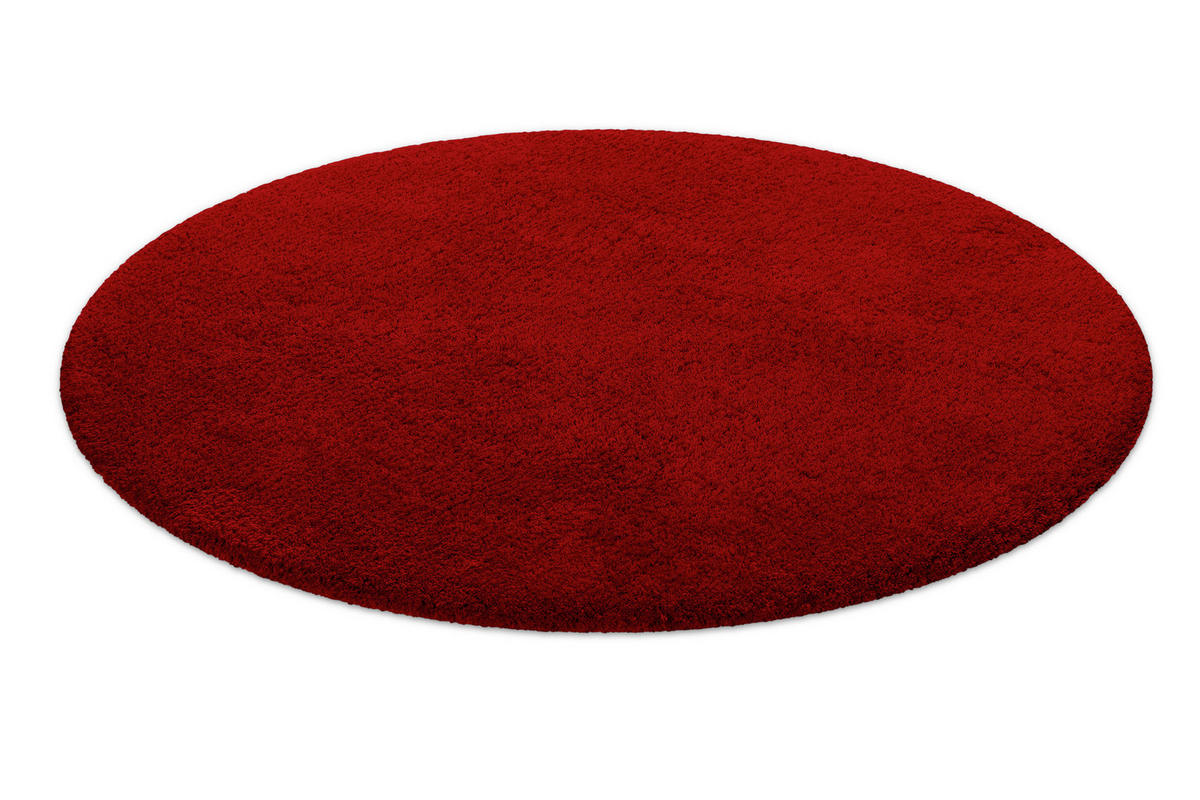 BADTEPPICH Rot 90 cm  - Rot, Basics, Kunststoff/Textil (90cm) - WECON HOME BASIC