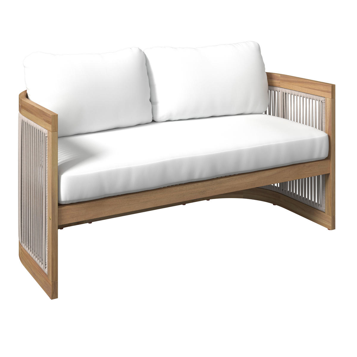 GARTENSET  - Beige/Akaziefarben, MODERN, Holz (132/64/70cm) - Ambia Garden