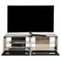 LOWBOARD 140/46/40 cm - Chromfarben/Graphitfarben, Design, Glas/Holzwerkstoff (140/46/40cm) LOWBOARD 140/46/40 cm - Chromfarben/Graphitfarben, Design, Glas/Holzwerkstoff (140/46/40cm)