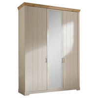 DREHTÜRENSCHRANK in Champagner, Eiche Artisan  - Champagner/Bronzefarben, Lifestyle, Holzwerkstoff/Metall (171/228/60cm) - Landscape