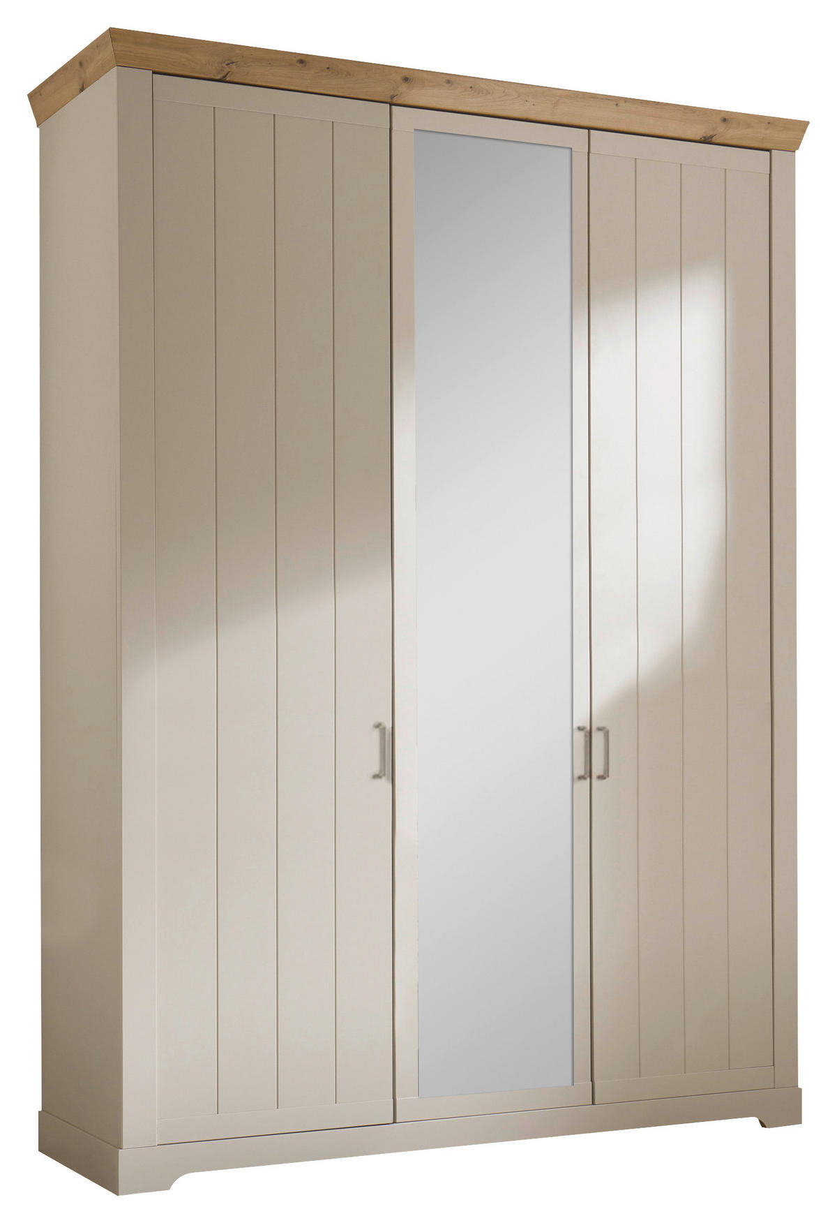 DREHTÜRENSCHRANK in Champagner, Eiche Artisan  - Champagner/Bronzefarben, Lifestyle, Holzwerkstoff/Metall (171/228/60cm) - Landscape