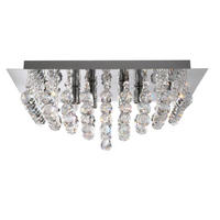 TAKLAMPA Hanna 34/34/17 cm  - klar/silver, Basics, metall/glas (34/34/17cm)