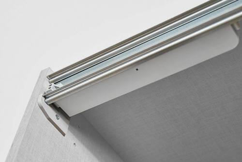 TÜRDÄMPFER 27/2/5 cm 2-teilig Silberfarben  - Silberfarben, Kunststoff/Metall (27/2/5cm) - home24