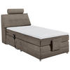 BOXSPRINGBETT 120/200 cm  in Braun  - Silberfarben/Braun, Modern, Holzwerkstoff/Kunststoff (120/200cm) - MID.YOU
