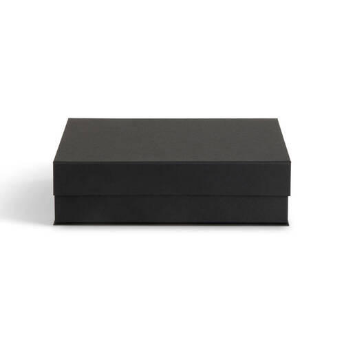 AUFBEWAHRUNGSBOX    25/36.5/10.5 cm  - Schwarz, Basics, Karton/Papier (25/36.5/10.5cm)