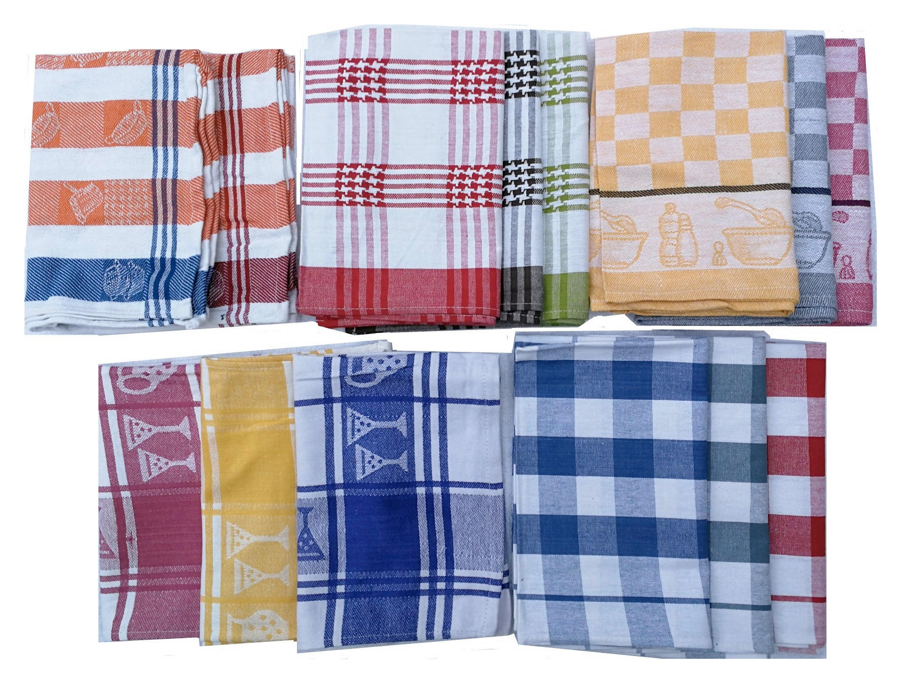 KONYHARUHASZETT többszínű  - többszínű, Basics, textil (50/70cm)