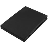 BOXSPRING-SPANNLEINTUCH 90/220 cm Jersey  - Schwarz, KONVENTIONELL, Textil (90/220cm) - Novel