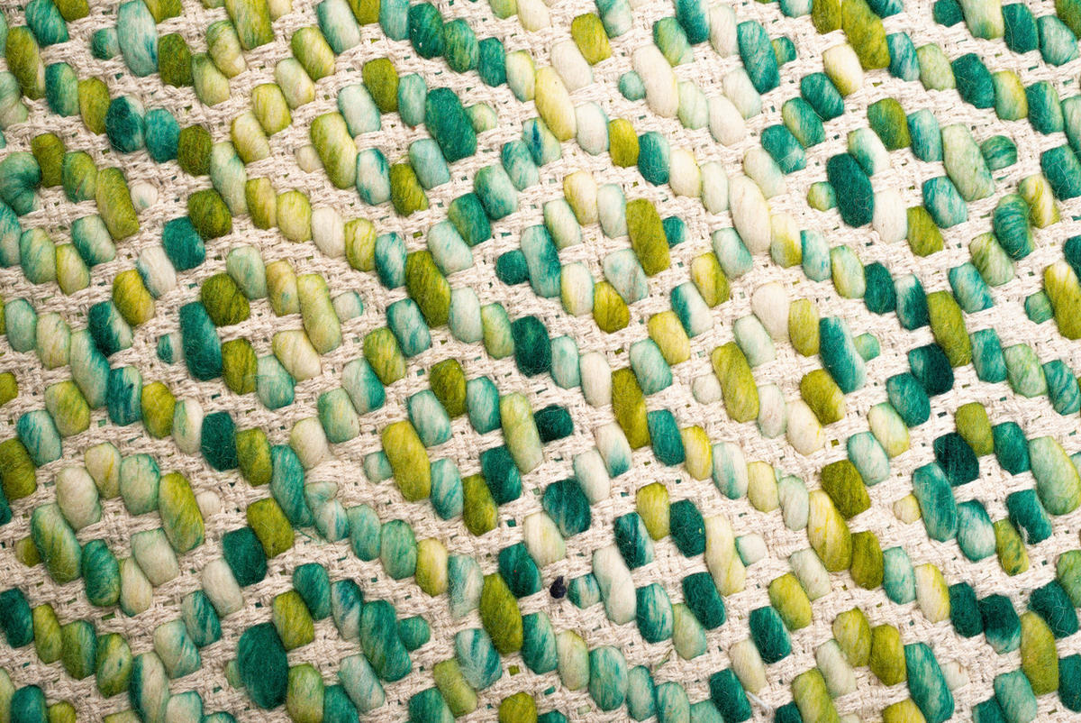 HANDWEBTEPPICH 85/155 cm Grün  - Grün, Design, Textil (85/155cm) - Tom Tailor