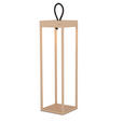 AKKU-TISCHLEUCHTE Miami 15/15/50 cm  - Sandfarben, KONVENTIONELL, Kunststoff/Metall (15/15/50cm) - Dieter Knoll