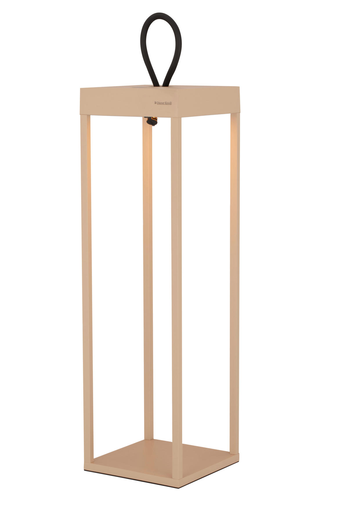 STOLNÍ LAMPA NA BATERIE 15/15/50 cm - pískové barvy, Konvenční, kov/plast (15/15/50cm) - Dieter Knoll