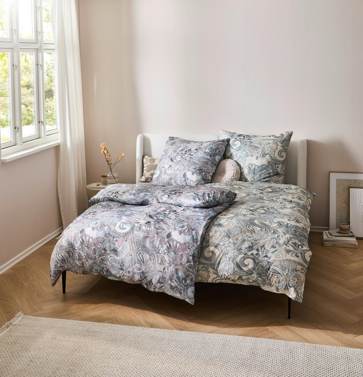 BETTWÄSCHE Interlock-Jersey 135/200 cm  - Beige, Design, Textil (135/200cm) - Estella