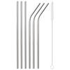 TRINKHALMSET - Edelstahlfarben, Basics, Metall (21,5cm) - Sambonet