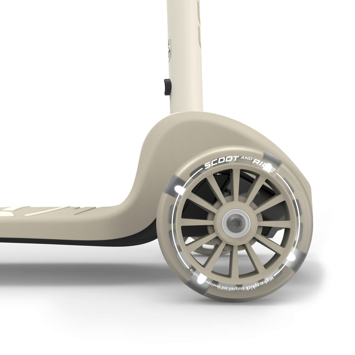 KINDERSCOOTER Highwaykick 3S  - Greige, Basics, Kunststoff (27/58/57,5cm) - Scoot and Ride