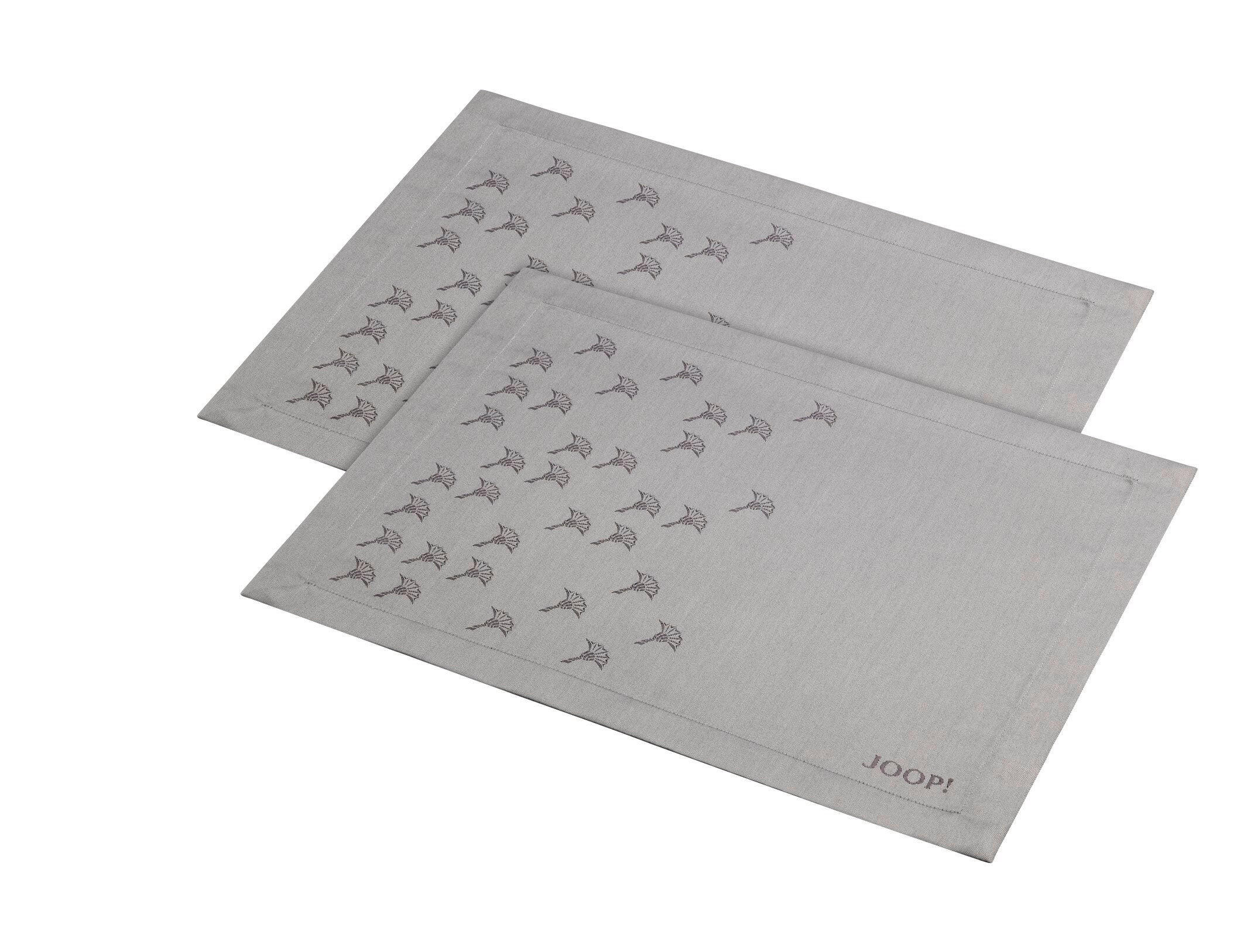 Tischset 2er Set Textil Platinfarben 36/48 cm  - Platinfarben, Design, Textil (36/48cm) - Joop!