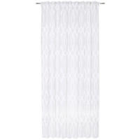 FERTIGVORHANG  halbtransparent  140/245 cm   - Weiß, Design, Textil (140/245cm) - Esposa